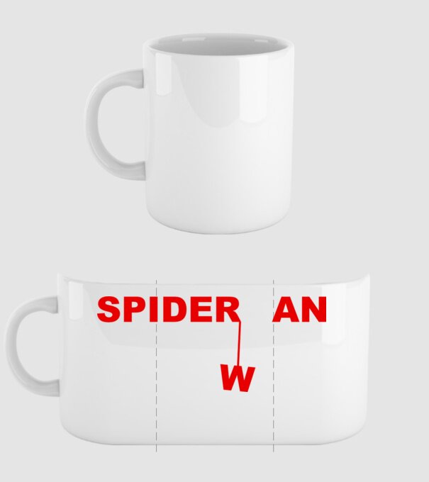 Spider wan model alb pe tricou