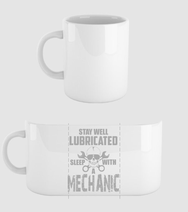 Stay well lubricated model alb pe tricou
