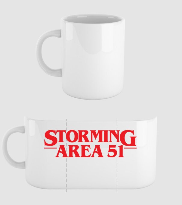 storming area 51 things model alb pe tricou