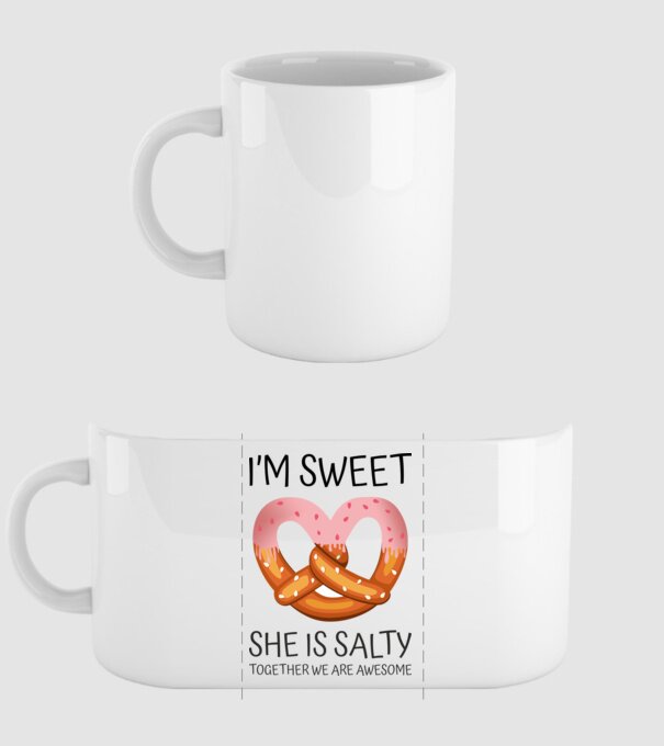 Sweet Friend model alb pe tricou