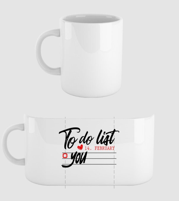 To do list model alb pe tricou