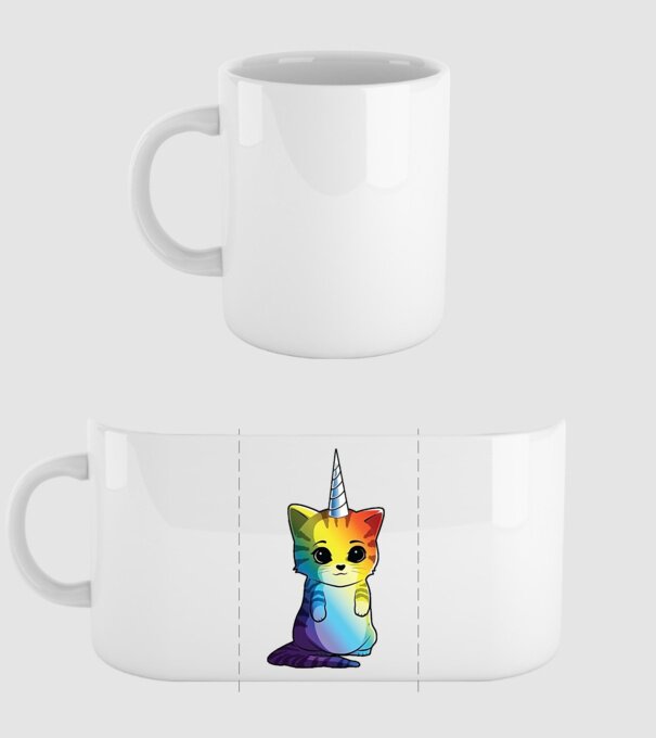Unicat model alb pe tricou