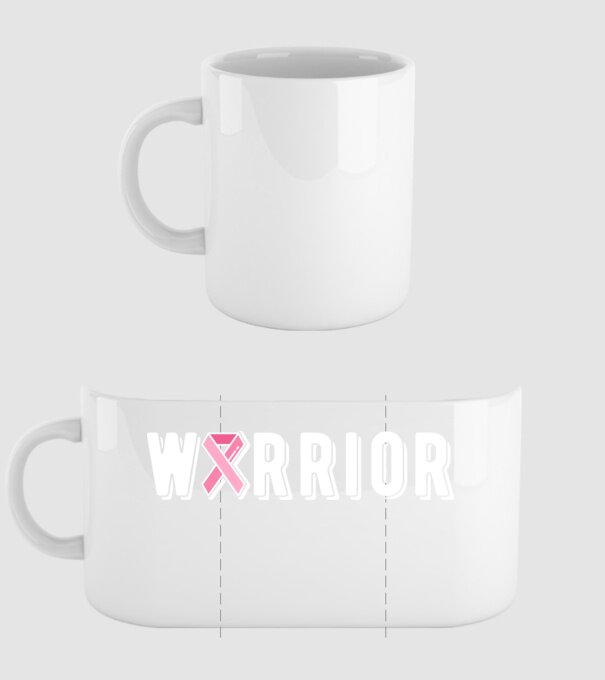 Warrior model alb pe tricou