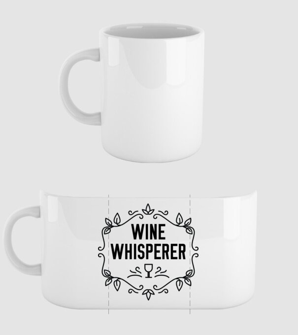 Wine tasting team Wine Whisperer model alb pe tricou