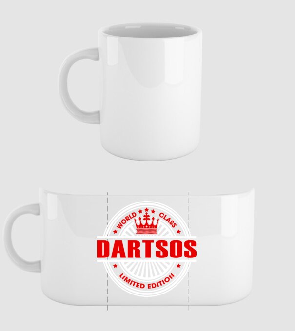 World class magyar DARTS model alb pe tricou