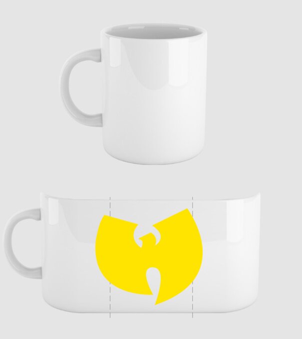 Wu Tang Clan model alb pe tricou