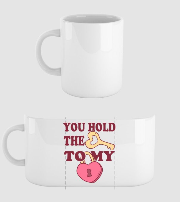 you hold the key to my heart model alb pe tricou