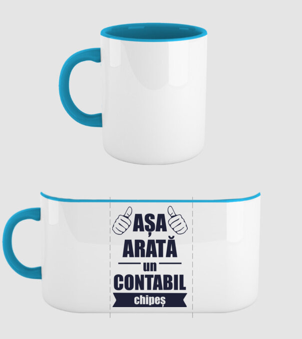 așa arată un contabil chipeș model albastru deschis pe tricou