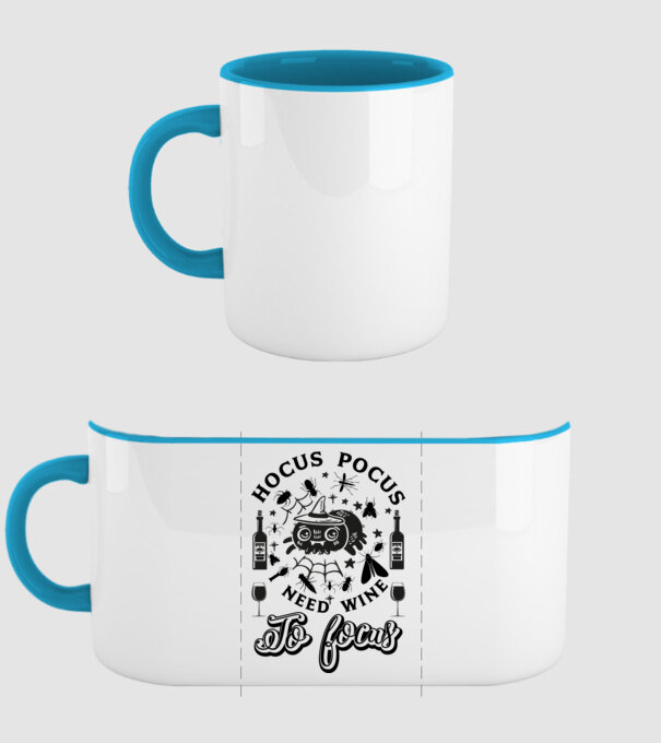 I need vine to focus model albastru deschis pe tricou