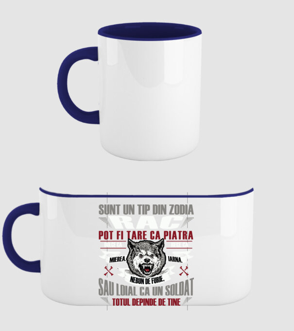 Sunt un tip din zodia Rac model albastru închis pe tricou