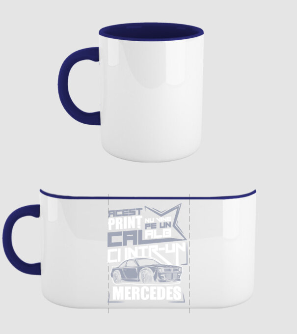 Acest prinț nu vine pe un cal alb, ci într-un Mercedes model albastru închis pe tricou
