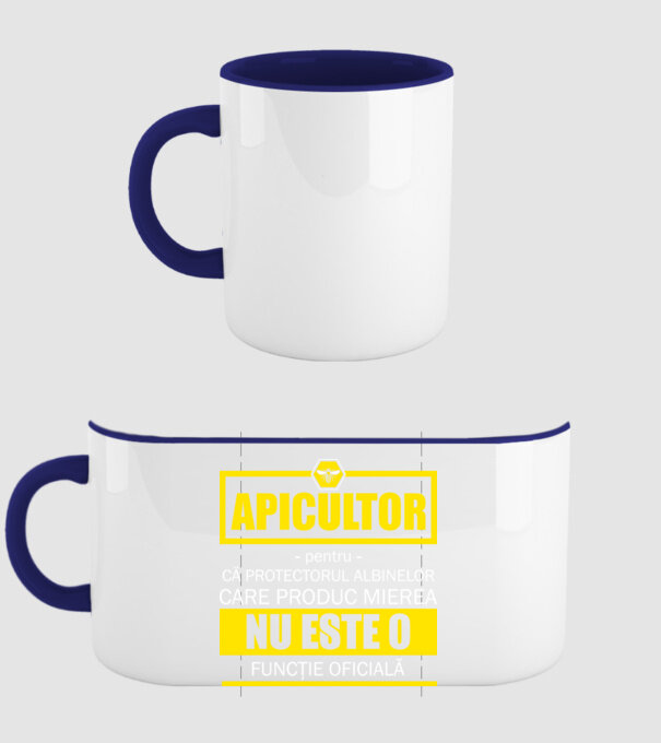apicultor - pentru că protectorul albinelor care produc mierea nu este o funcție oficială model albastru închis pe tricou