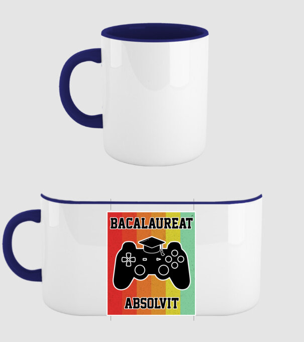 bacalaureat absolvit model albastru închis pe tricou