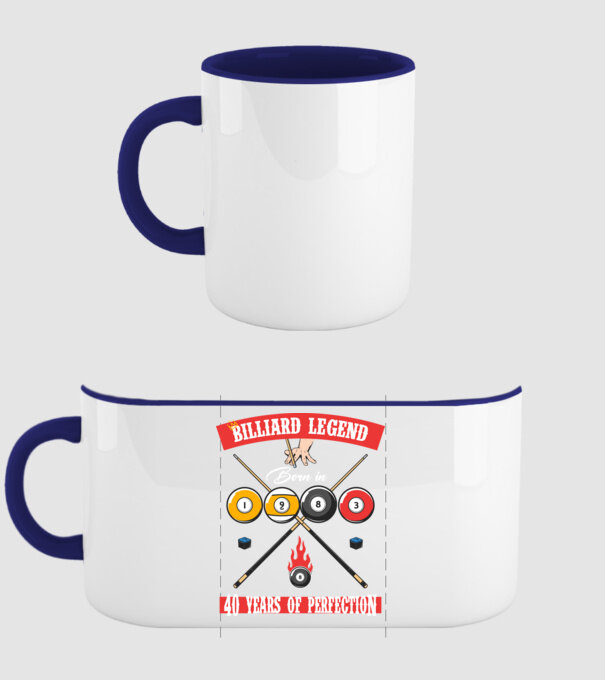 Billiard legend born in 1983 model albastru închis pe tricou