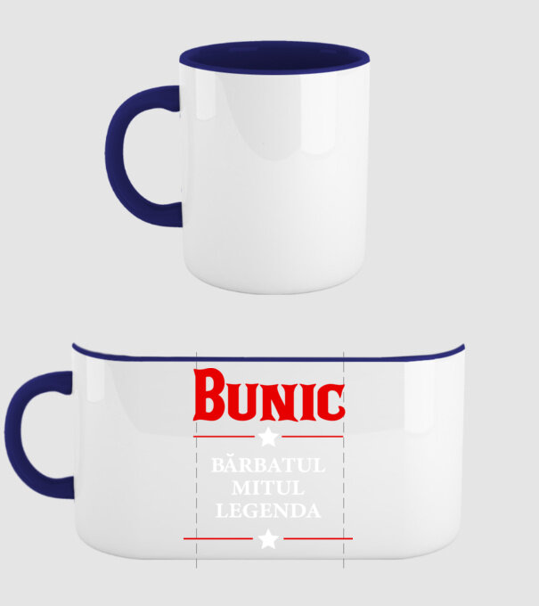 Bunic - bărbatul, mitul, legenda model albastru închis pe tricou