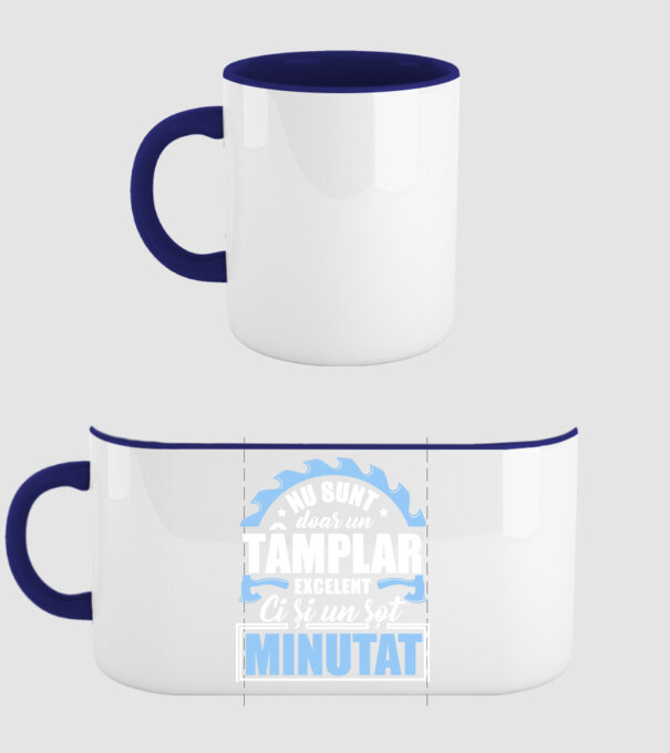 Nu sunt doar un tâmplar excelent, ci și un soț minunat! model albastru închis pe tricou