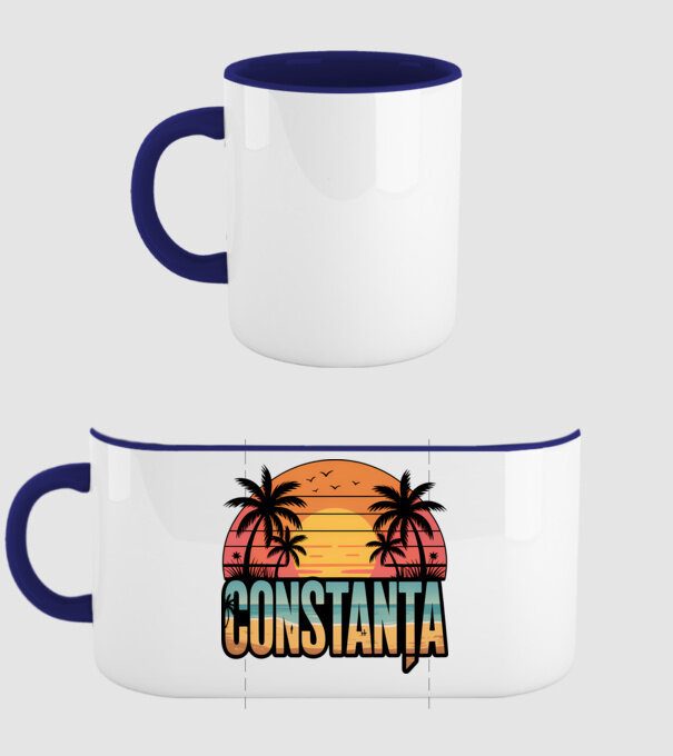 Constanța model albastru închis pe tricou
