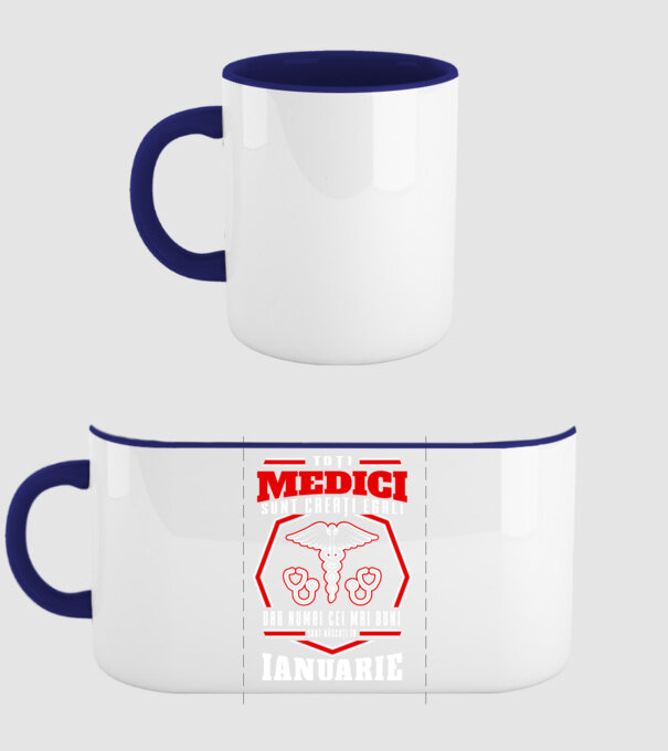 Toți Medicii sunt Creati egali ianuarie model albastru închis pe tricou