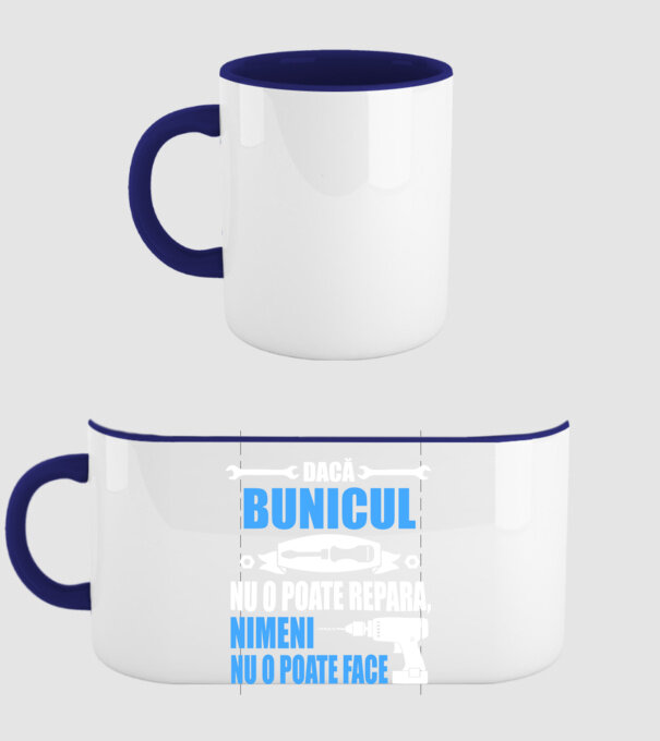 Dacă bunicul nu o poate repara, nimeni nu o poate face model albastru închis pe tricou