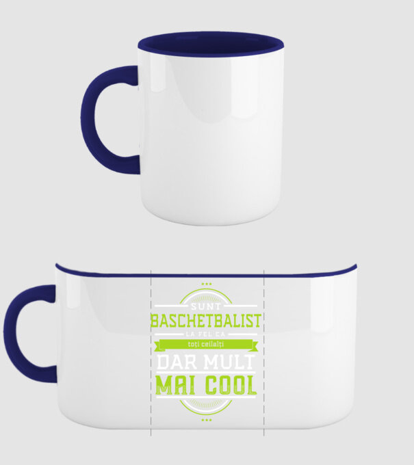 sunt baschetbalist, la fel ca toți ceilalți, dar mult mai cool model albastru închis pe tricou