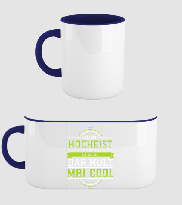 Sunt hocheist, la fel ca toți ceilalți, dar mult mai cool model albastru închis pe tricou