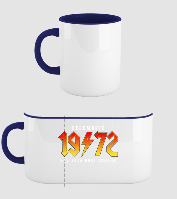 Decembrie - 1972 - nașterea unei legende-D7011585 model albastru închis pe tricou