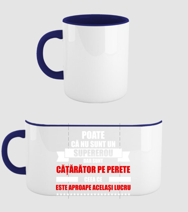 poate că nu sunt un supererou, dar sunt cățărător pe perete, ceea ce este aproape același lucru model albastru închis pe tricou
