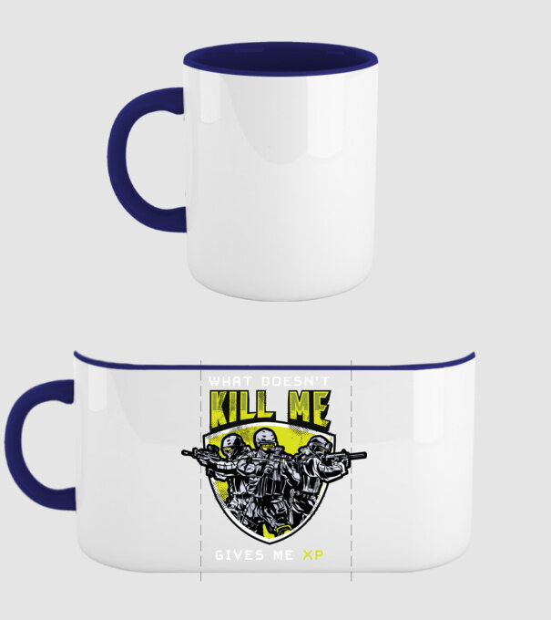 Gamer xp model albastru închis pe tricou