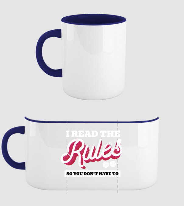 I read the rules s you don't have to simple model albastru închis pe tricou