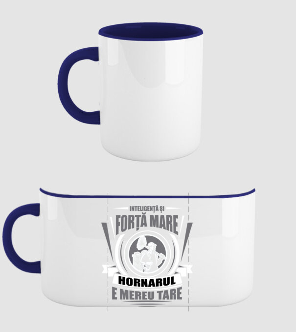 Inteligență și forță mare, hornarul e mereu tare model albastru închis pe tricou