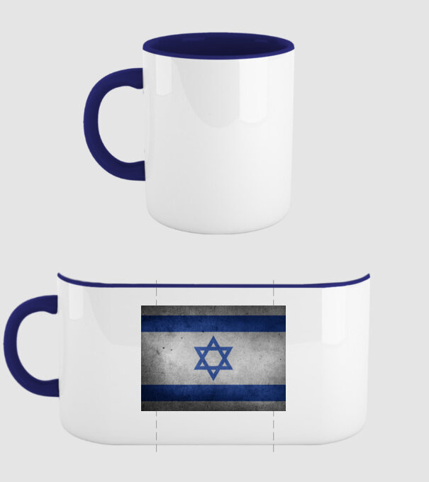 ISRAEL model albastru închis pe tricou