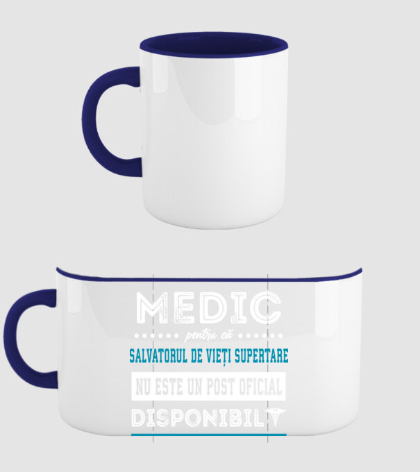 MEDIC: pentru că salvatorul de vieți supertare nu este un post oficial disponibil model albastru închis pe tricou
