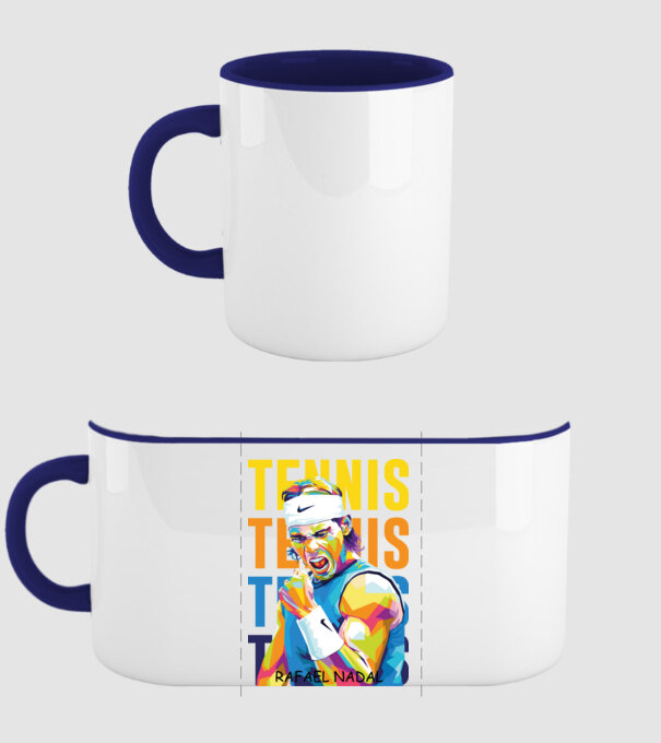 Nadal model albastru închis pe tricou