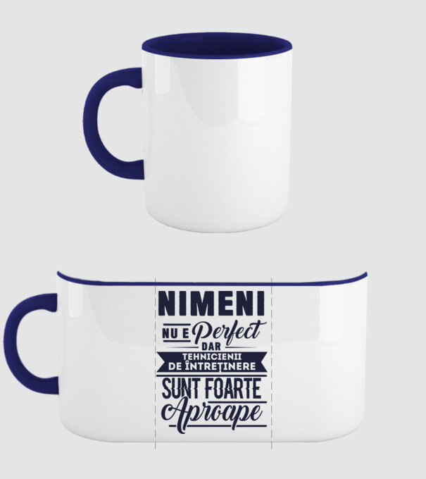 Nimeni nu e perfect, dar tehnicienii de întreținere sunt foarte aproape model albastru închis pe tricou