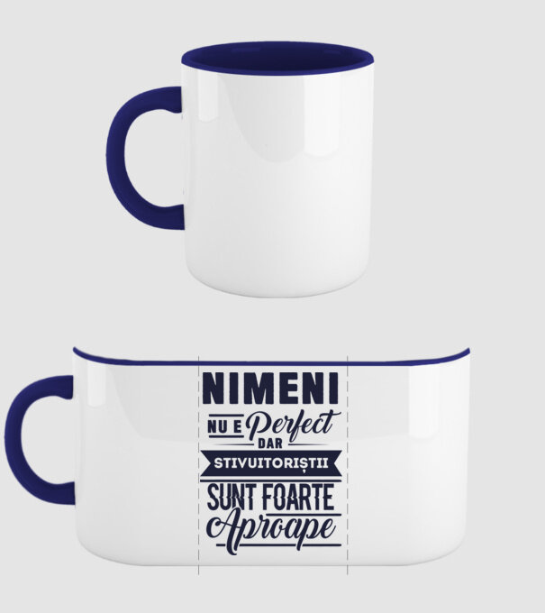 Nimeni nu e perfect, dar stivuitoriștii sunt foarte aproape model albastru închis pe tricou