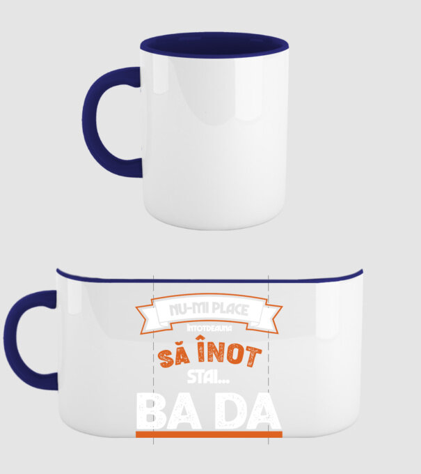 nu-mi place întotdeauna să înot, stai un pic, ba da model albastru închis pe tricou
