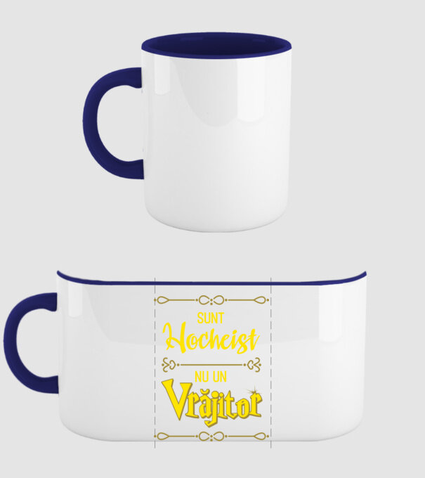 sunt hocheist, nu un vrăjitor model albastru închis pe tricou