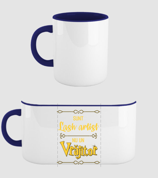 Sunt lash artist, nu un vrăjitor model albastru închis pe tricou