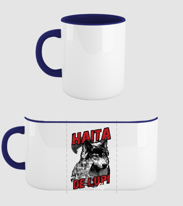 Petrecere de burlac - haită de lupi masculi alfa model albastru închis pe tricou
