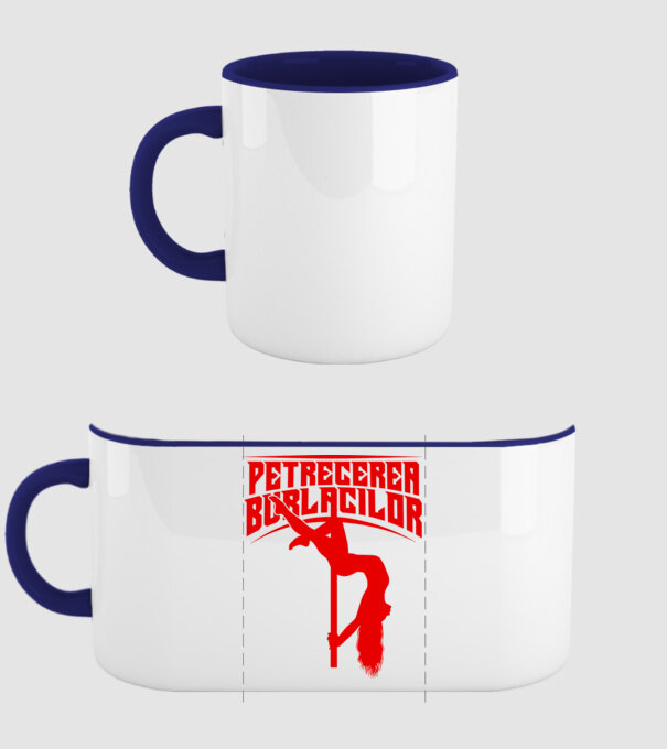 petrecerea burlacilor model albastru închis pe tricou