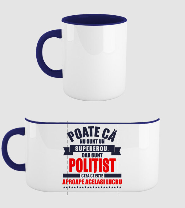 Poate că nu sunt un supererou, dar sunt POLIȚIST, ceea ce este aproape același lucru model albastru închis pe tricou