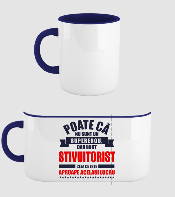 Poate că nu sunt un supererou, dar sunt STIVUITORIST, ceea ce este aproape același lucru model albastru închis pe tricou