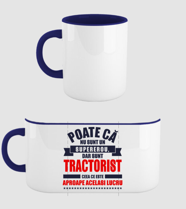 Poate că nu sunt un supererou, dar sunt TRACTORIST, ceea ce este aproape același lucru model albastru închis pe tricou