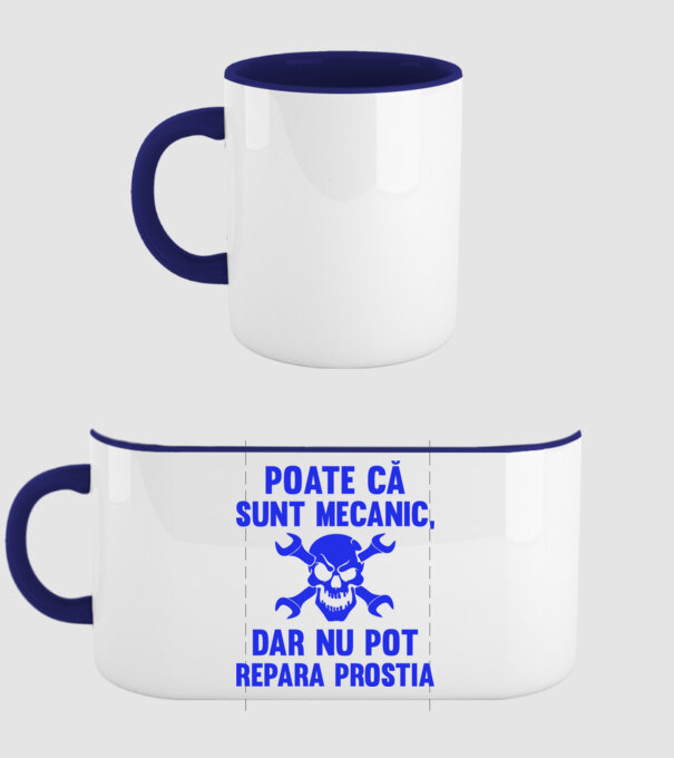 Poate că sunt mecanic, dar nu pot repara prostia model albastru închis pe tricou