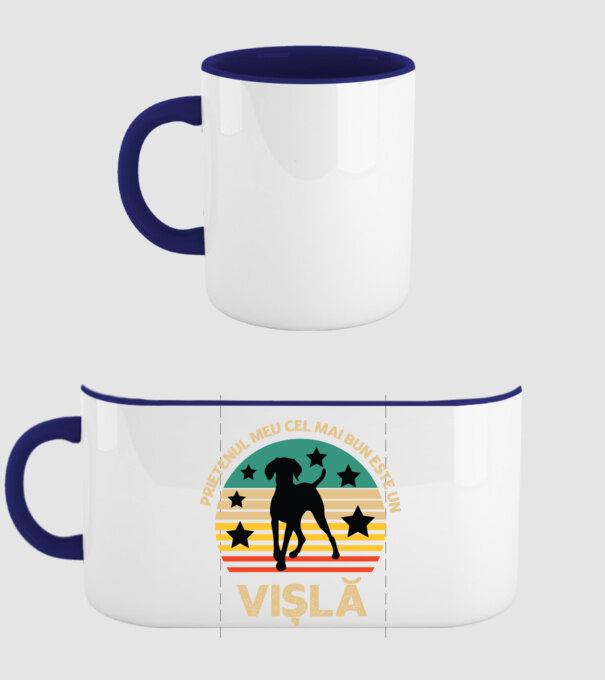 Prietenul meu cel mai bun este o vișlă model albastru închis pe tricou