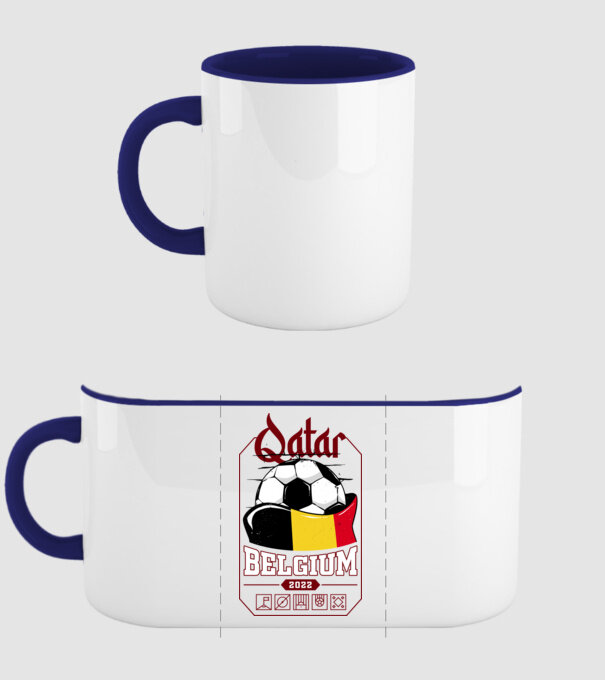 Qatar teams Belgium model albastru închis pe tricou
