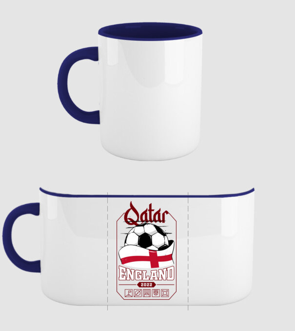 Qatar teams England model albastru închis pe tricou