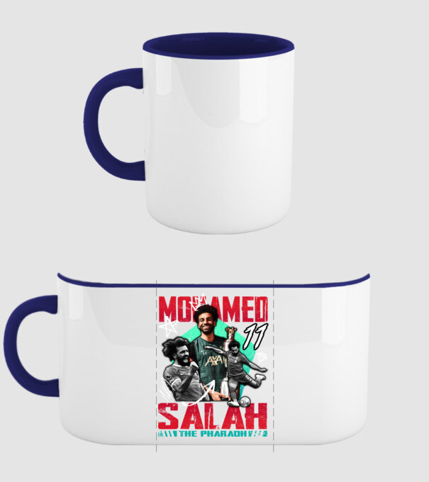 Salah tribute model albastru închis pe tricou