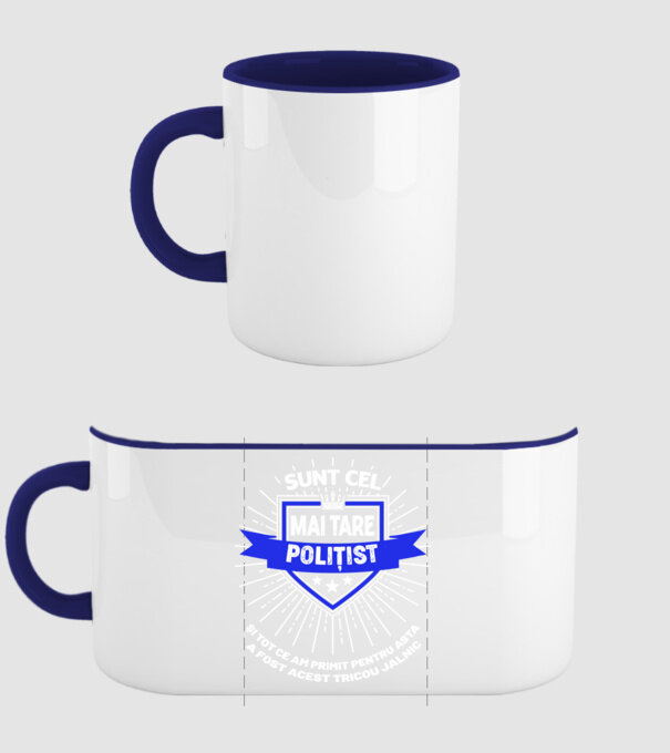 Sunt cel mai tare polițist și tot ce am primit pentru asta a fost acest tricou jalnic model albastru închis pe tricou