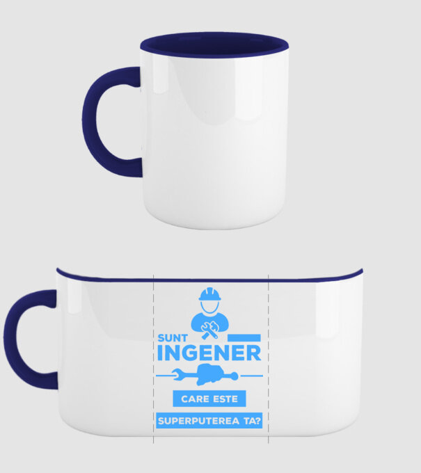Sunt inginer, care este superputerea ta? model albastru închis pe tricou